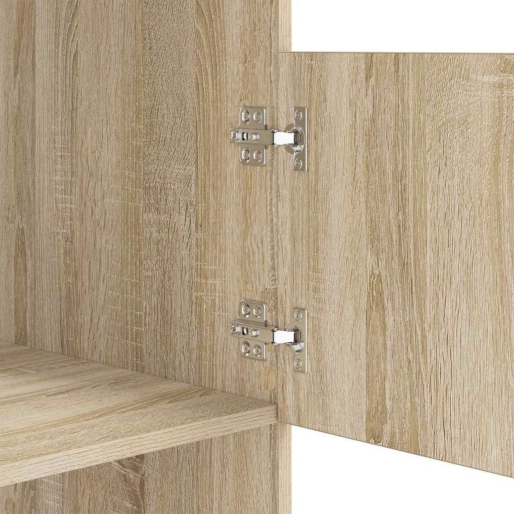 Wäscheschrank mit Tür Sonoma 50 x 68 x 102 cm Holzwerkstoff