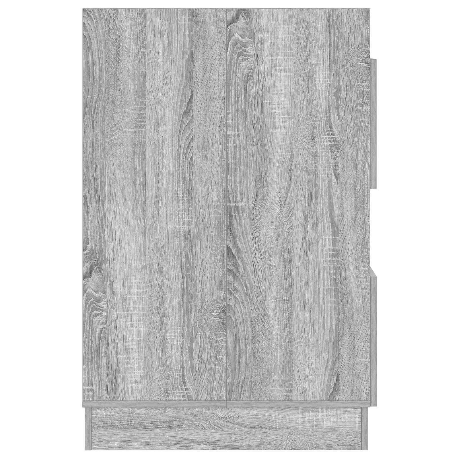 Wäscheschrank mit Speicher mit Tür Graues Sonoma Holzwerkstoff