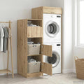 Wäscheschrank-Set 2 Stk. Artisan-Eiche Holzwerkstoff