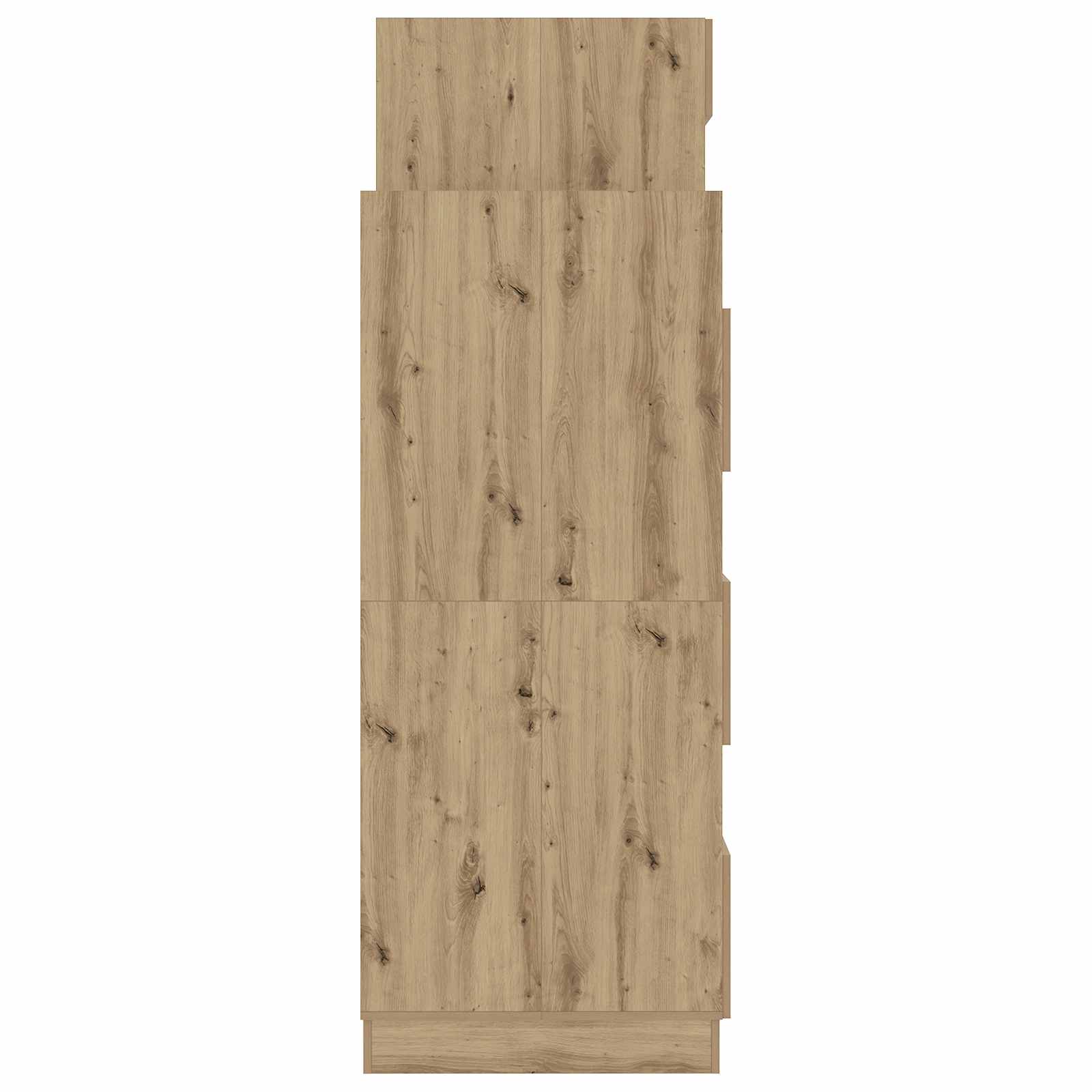 Wäscheschrank-Set 2 Stk. Artisan-Eiche Holzwerkstoff