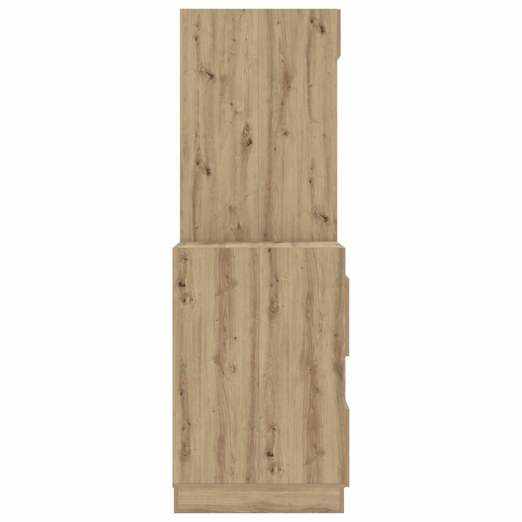 Wäscheschrank-Set 2 Stk. Artisan-Eiche Holzwerkstoff