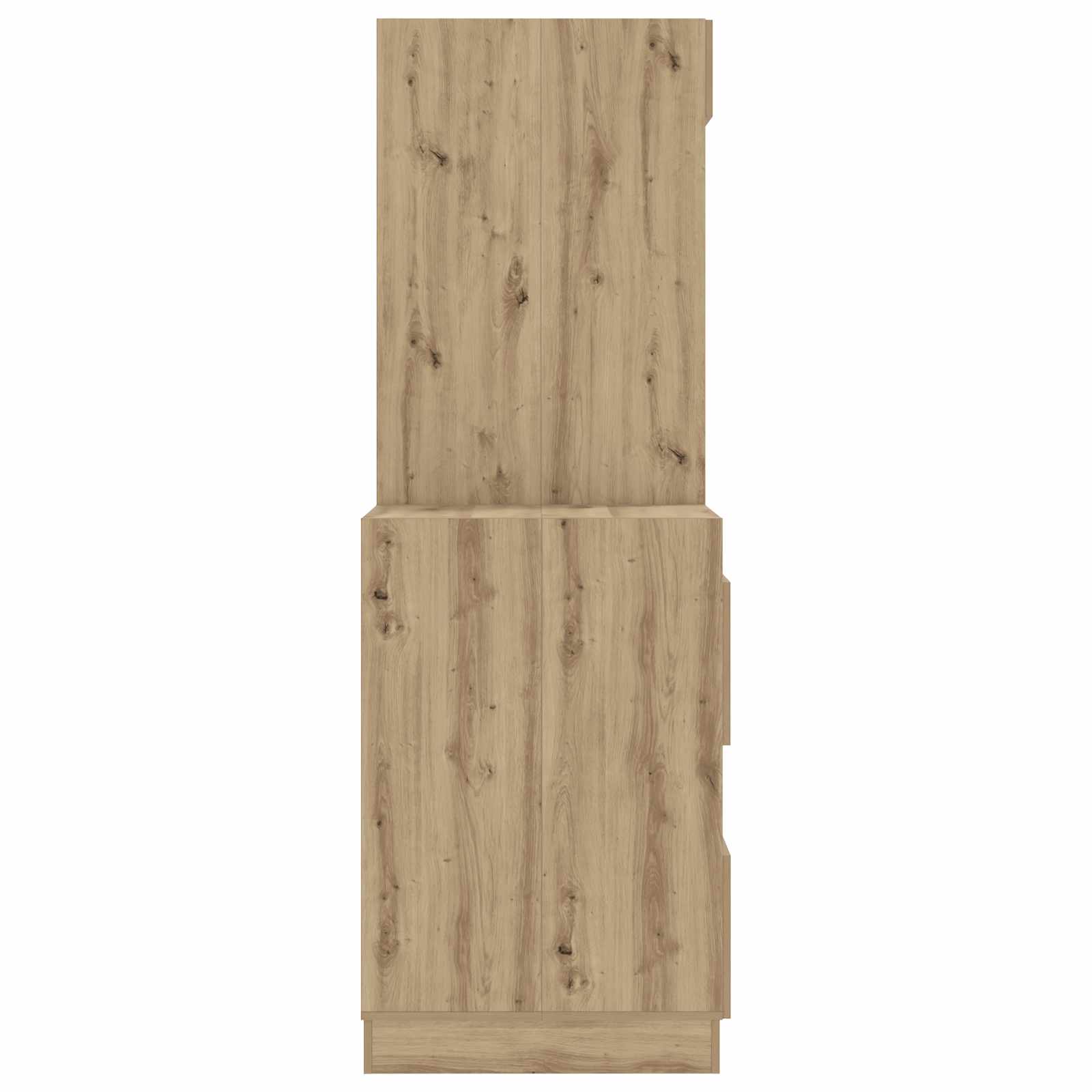 Wäscheschrank-Set 2 Stk. Artisan-Eiche Holzwerkstoff
