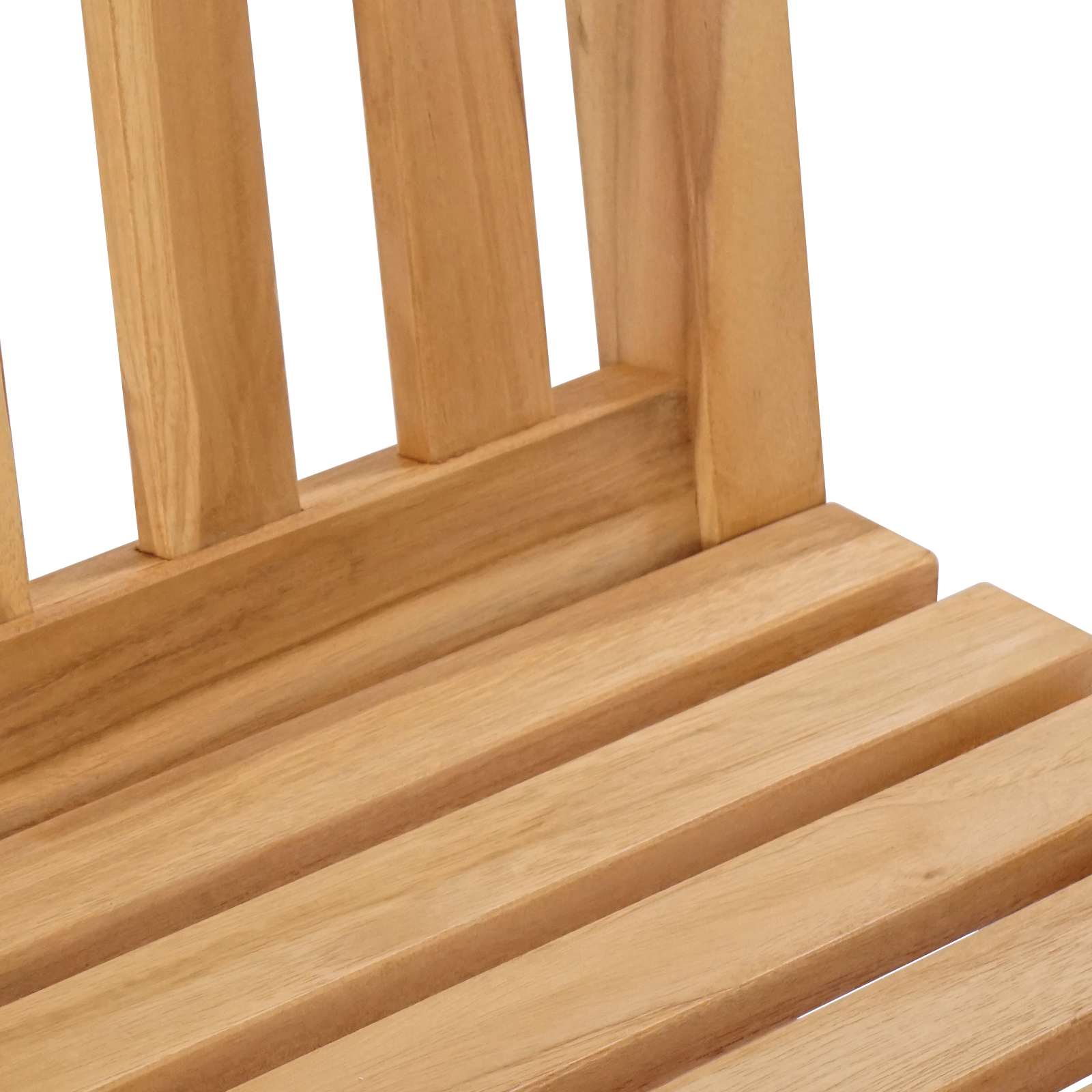 Barhocker 2 pcs Natur 35 x 45 x 110 cm Massivholz Teak