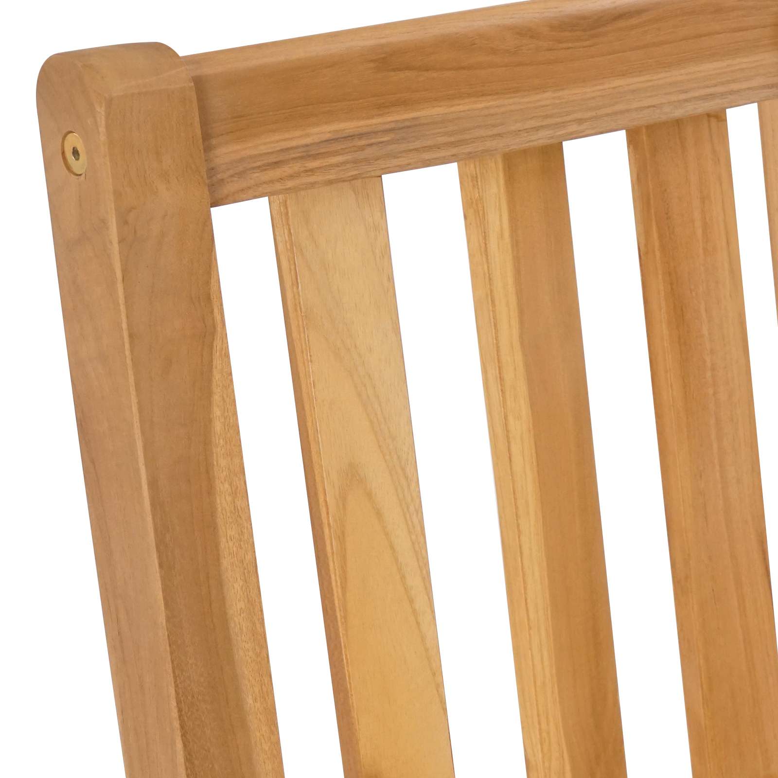 Barhocker 2 pcs Natur 35 x 45 x 110 cm Massivholz Teak