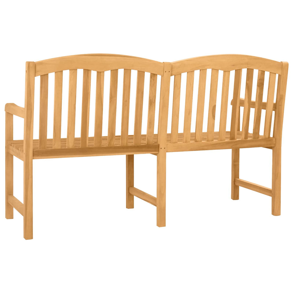Handgefertigte Rosenbank Natur 179,5 x 61 x 90 cm