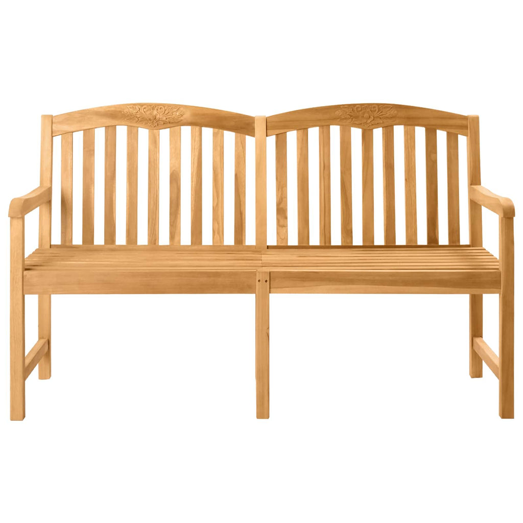Handgefertigte Rosenbank Natur 179,5 x 61 x 90 cm