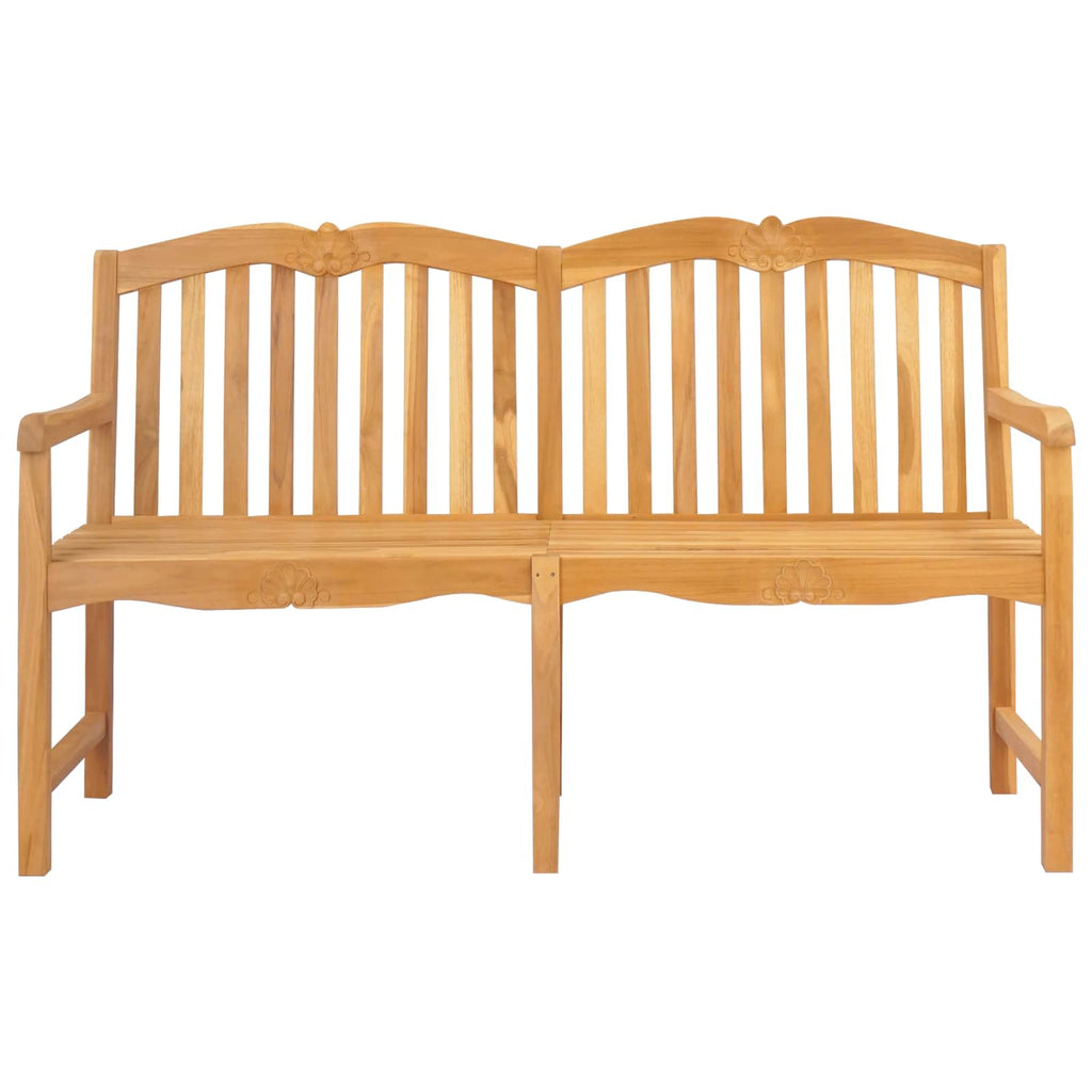 Handgefertigte Rosenbank Natur 150 x 60,5 x 95 cm