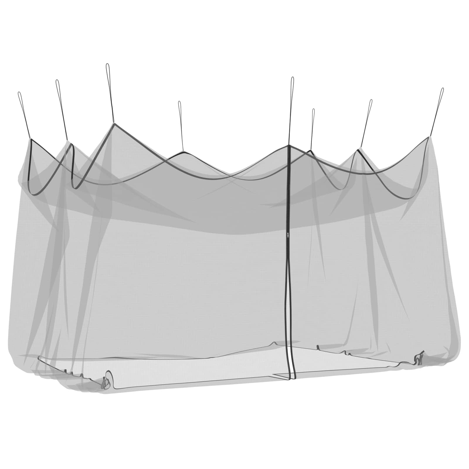 Garten Mücken Netz 156 Mesh Schwarz 3 x 4,5 x 2,5 m Polyester