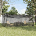 Garten Mücken Netz 156 Mesh Schwarz 3 x 6 x 2,5 m Polyester