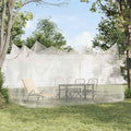 Garten Mücken Netz 156 Mesh Weiß 3 x 4,5 x 2,5 m Polyester