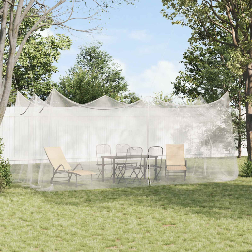 Garten Mücken Netz 156 Mesh Weiß 3 x 6 x 2,5 m Polyester