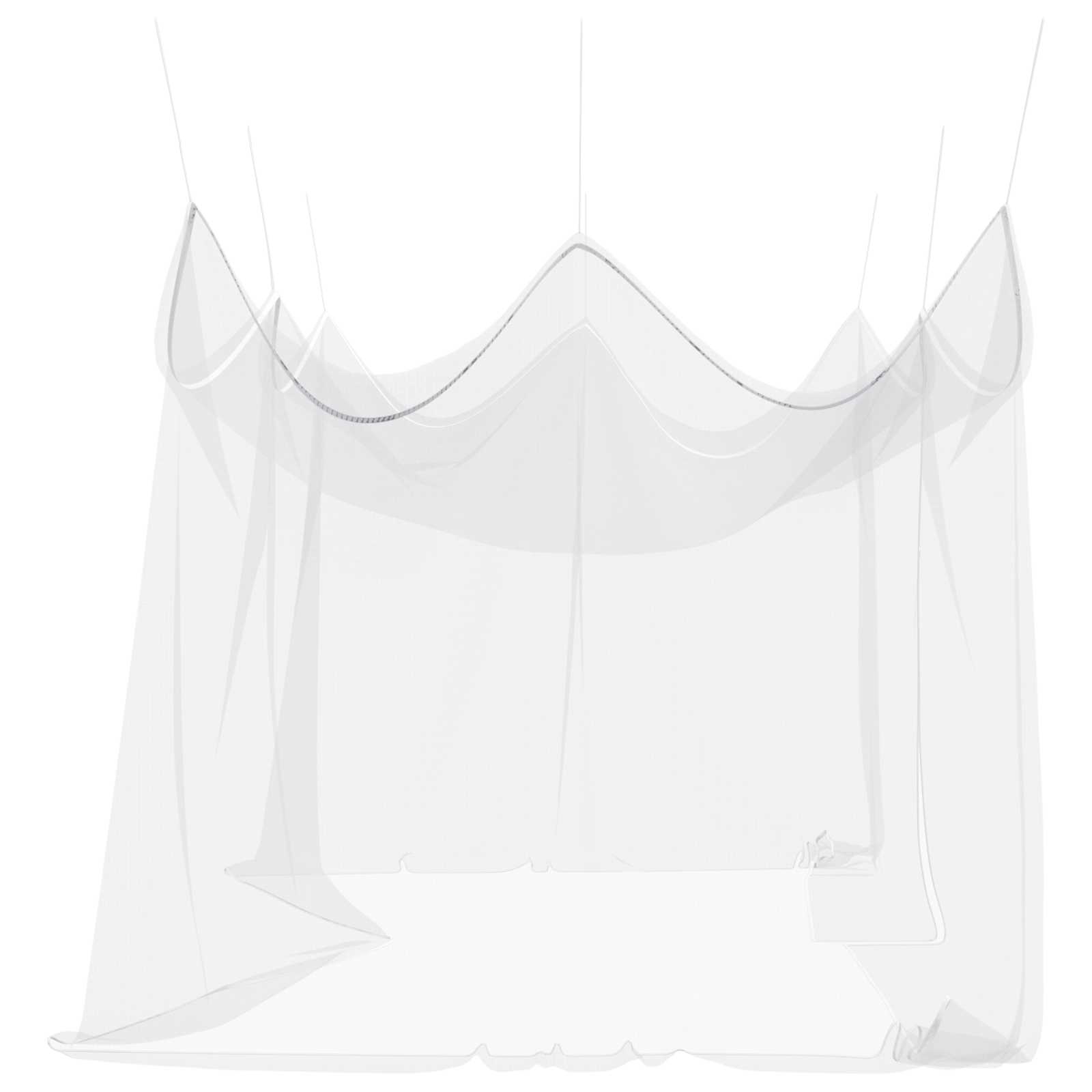 Garten Mücken Netz 156 Mesh Weiß 3 x 6 x 2,5 m Polyester