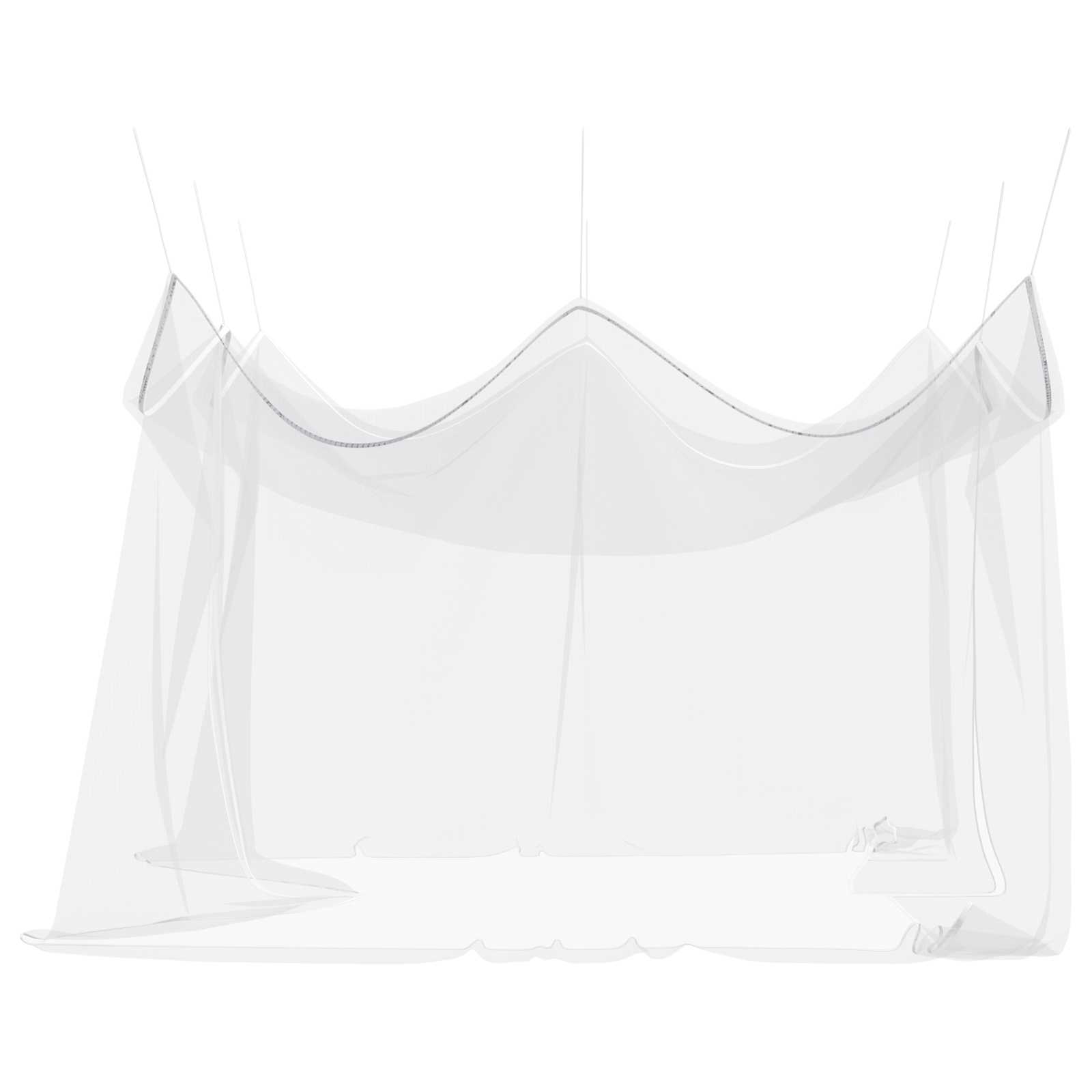 Garten Mücken Netz 156 Mesh Weiß 4 x 4 x 2,5 m Polyester