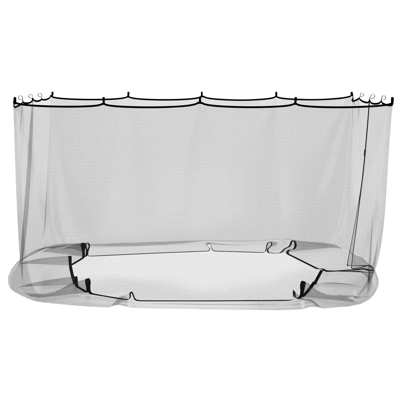 Moskito-Netz für Pavillon 220 Mesh Schwarz 3,6 x 3 x 2 m