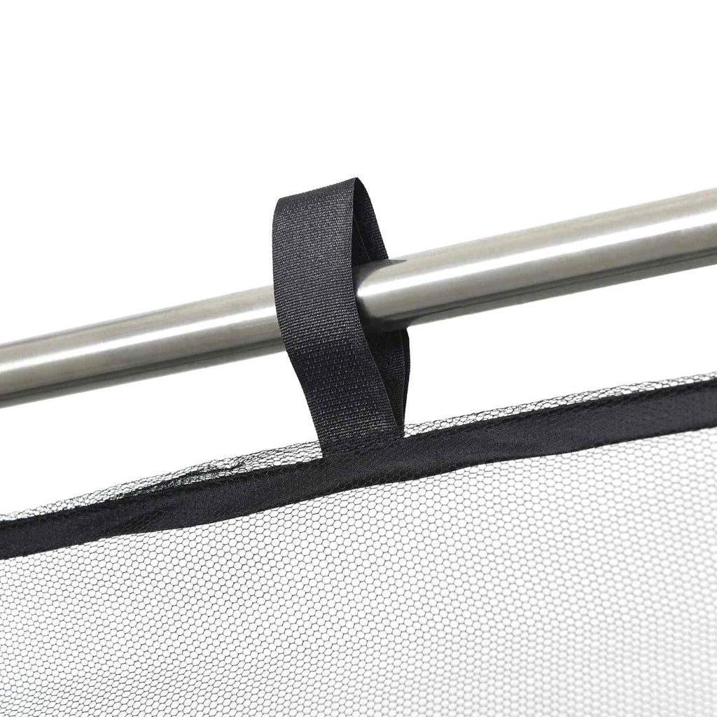Moskito-Netz für Pavillon 220 Mesh Schwarz 3,6 x 3,6 x 2 m
