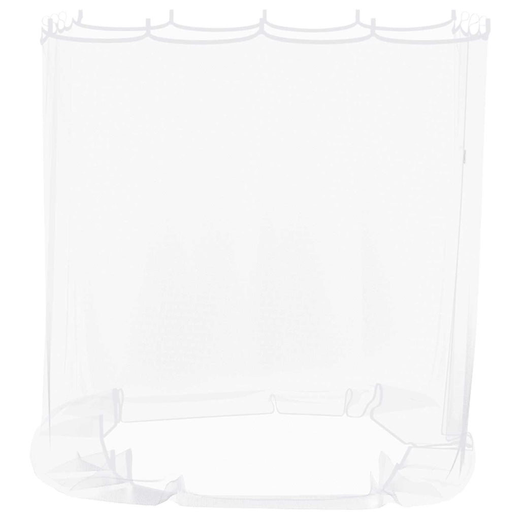 Moskito-Netz für Pavillon 220 Mesh Weiß 2 x 2 x 2 m Polyester