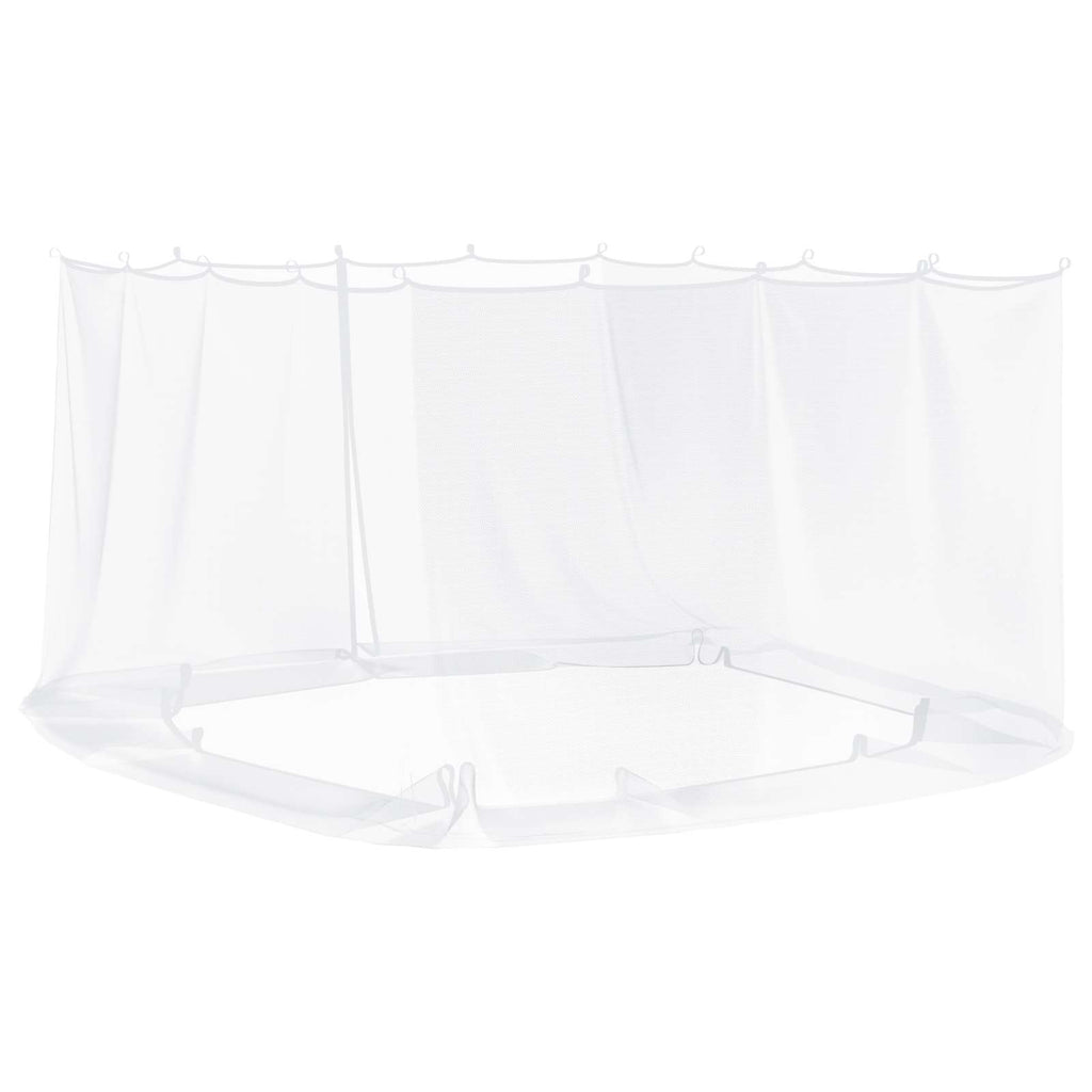 Moskito-Netz für Pavillon 220 Mesh Weiß 3,6 x 3,6 x 2 cm
