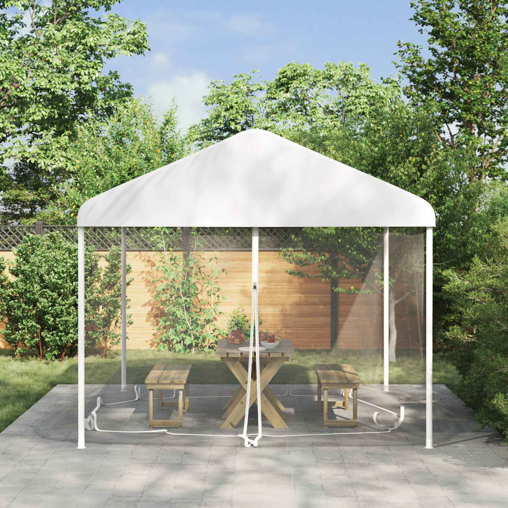 Moskito-Netz für Pavillon 220 Mesh Weiß 4,5 x 3 x 2 m Polyester