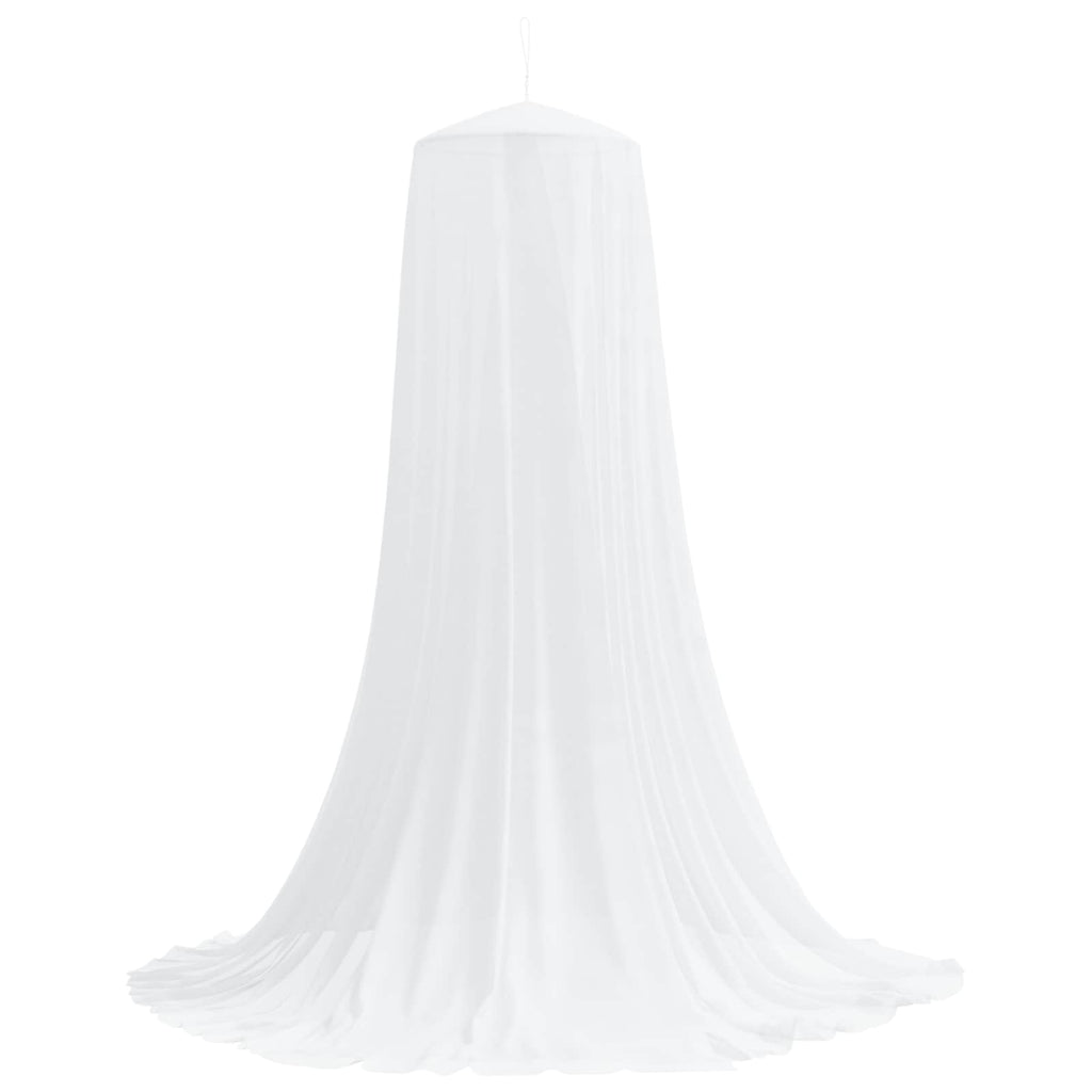Moskito-Netz für das Bett 3 pcs 156 Mesh Weiß ⌀56 x 220 cm