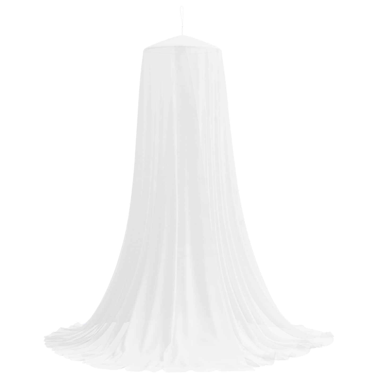 Moskito-Netz für das Bett 3 pcs 156 Mesh Weiß ⌀56 x 220 cm