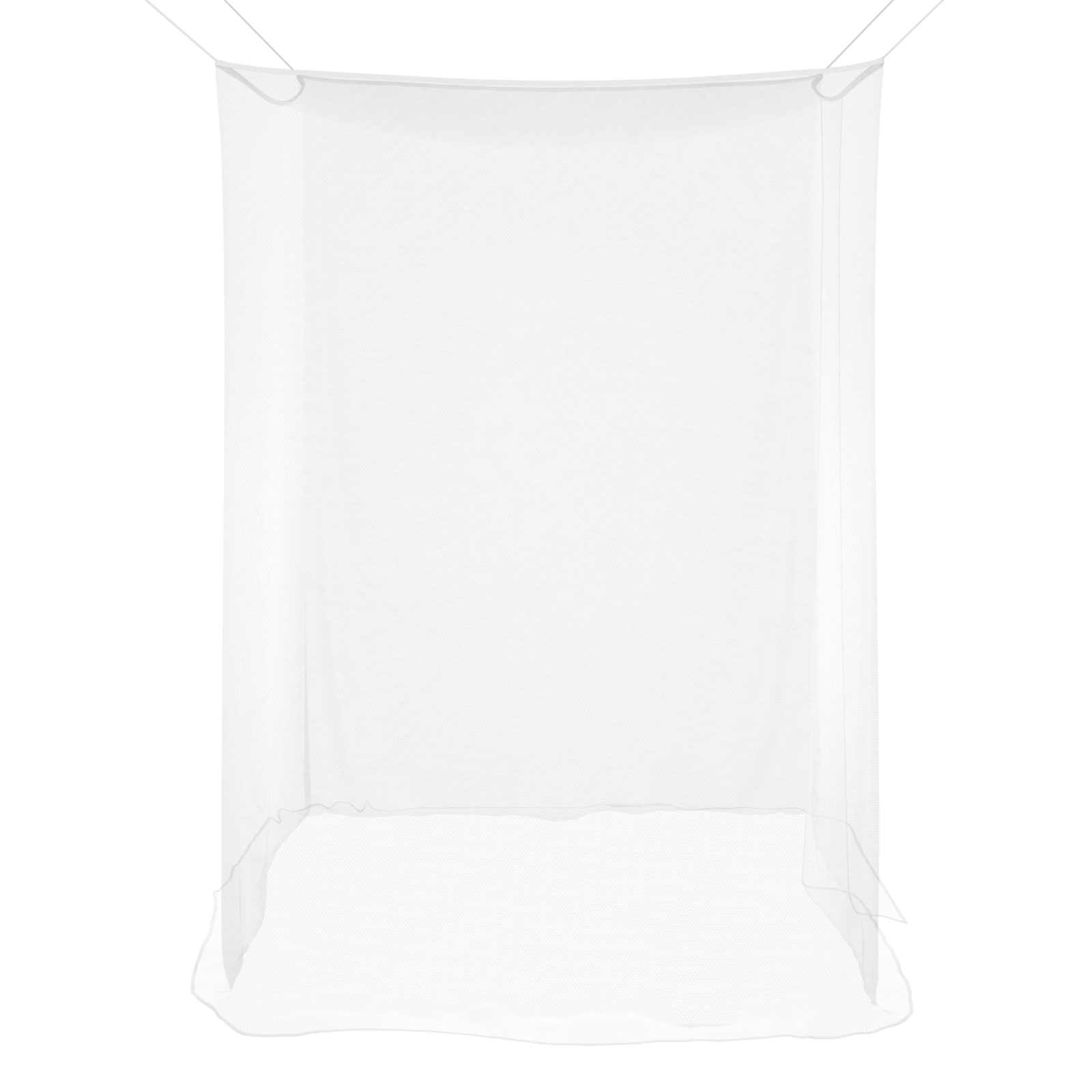 Moskito-Netz für Bett 156 Maschen 3 pcs Weiß Polyester
