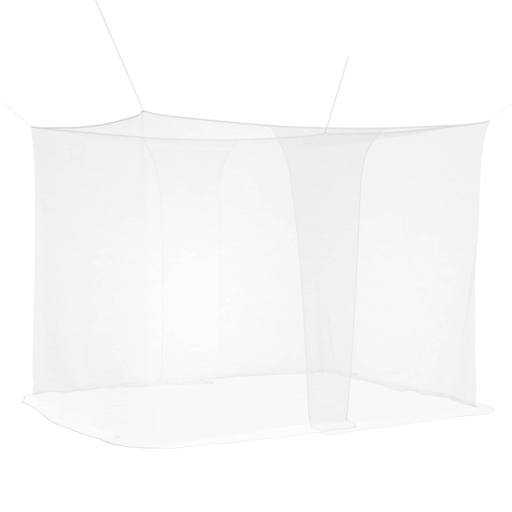 Moskito-Netz für Bett 156 Maschen 3 pcs Weiß Polyester