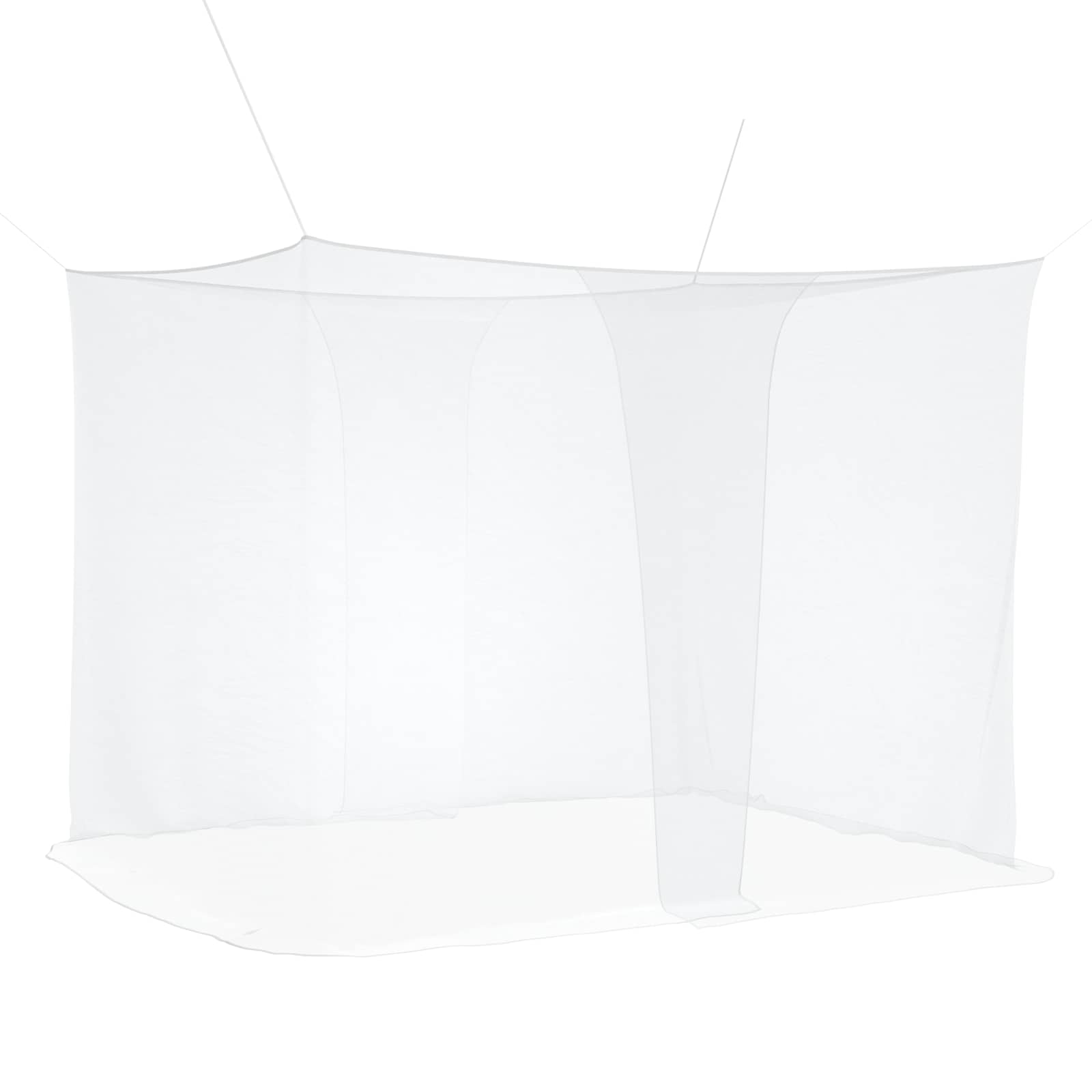 Moskito-Netz für Bett 156 Maschen 3 pcs Weiß Polyester