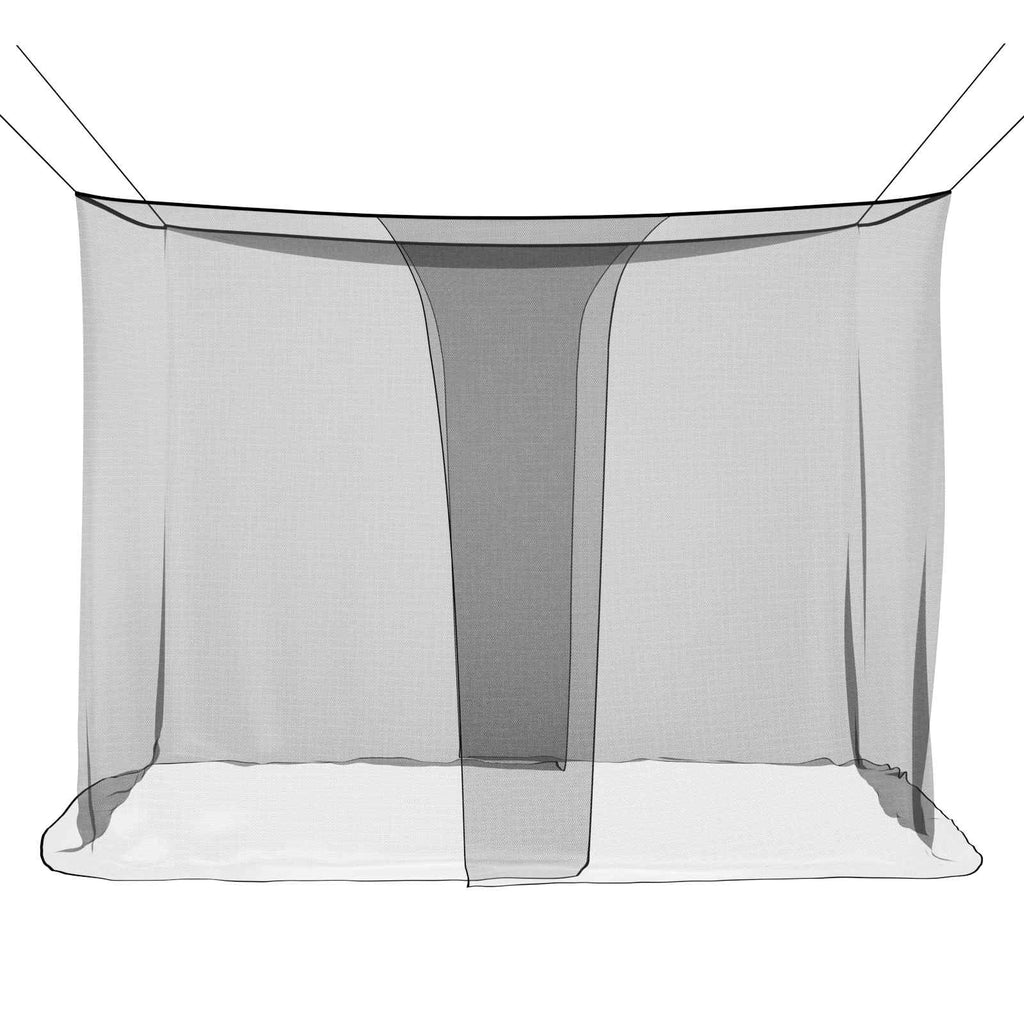 Moskito-Netz für Bett 156 Maschen Schwarz 220 x 200 x 210 cm