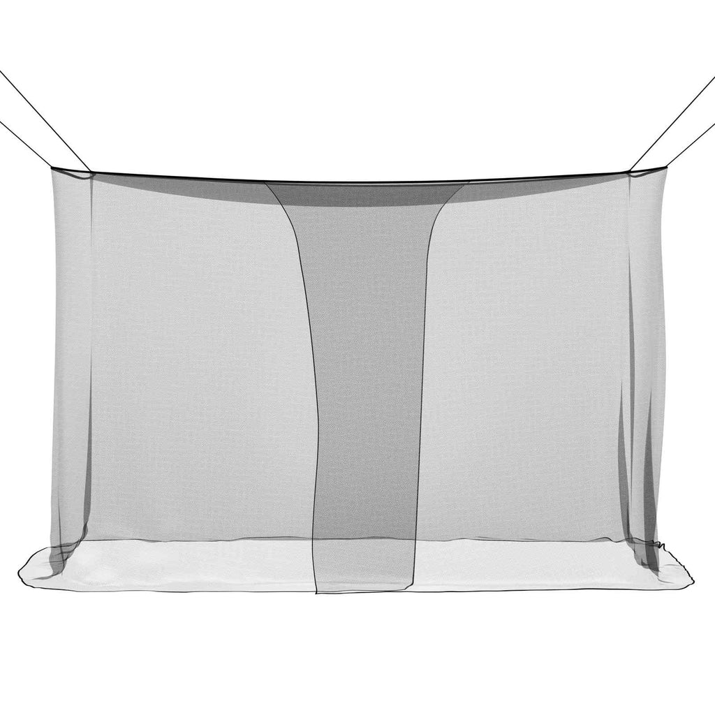 Moskito-Netz für Bett 156 Maschen 3 pcs Schwarz Polyester