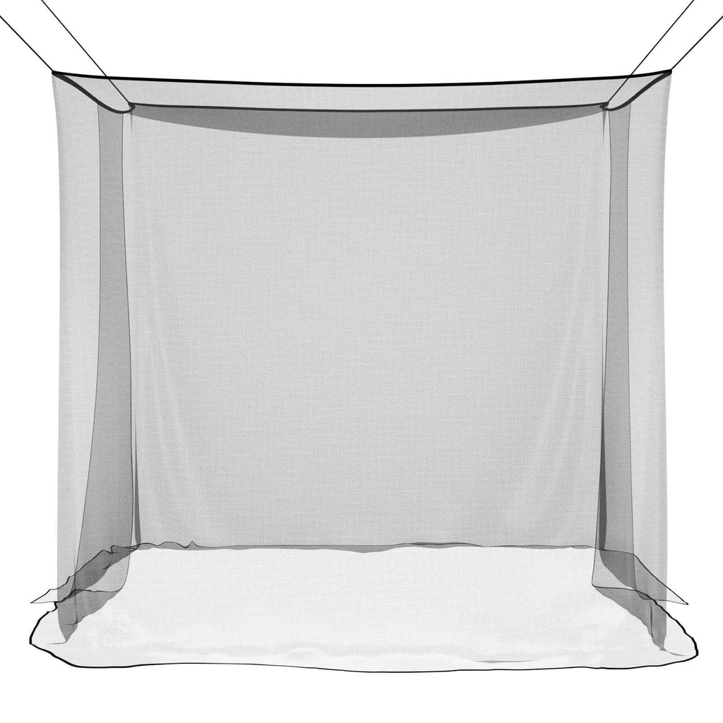 Moskito-Netz für Bett 156 Maschen 3 pcs Schwarz Polyester