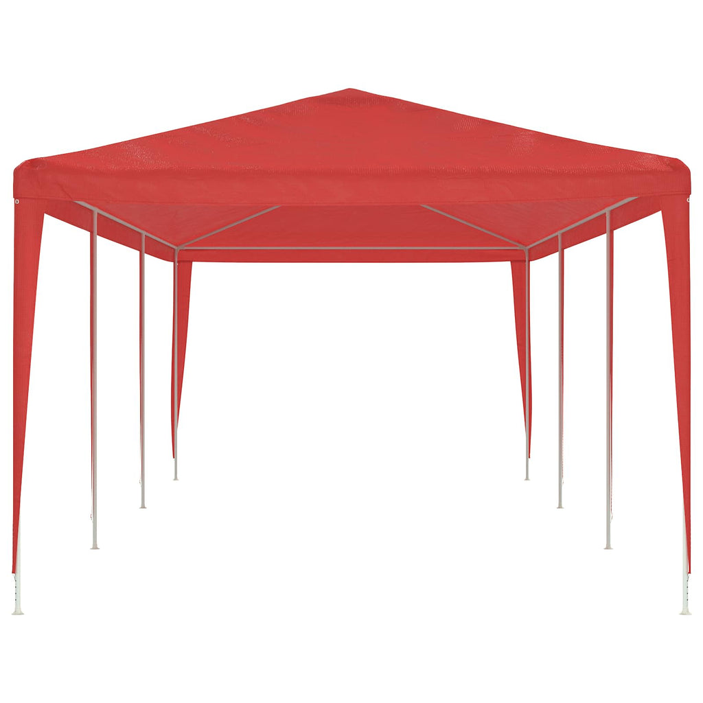 Partyzelt Rot 900 x 300 x 255 cm PE und Stahl