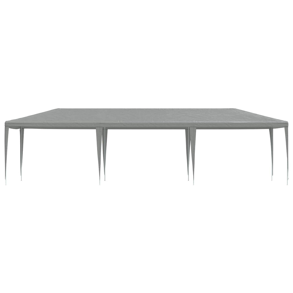 Partyzelt Hellgrau 900 x 300 x 255 cm PE und Stahl