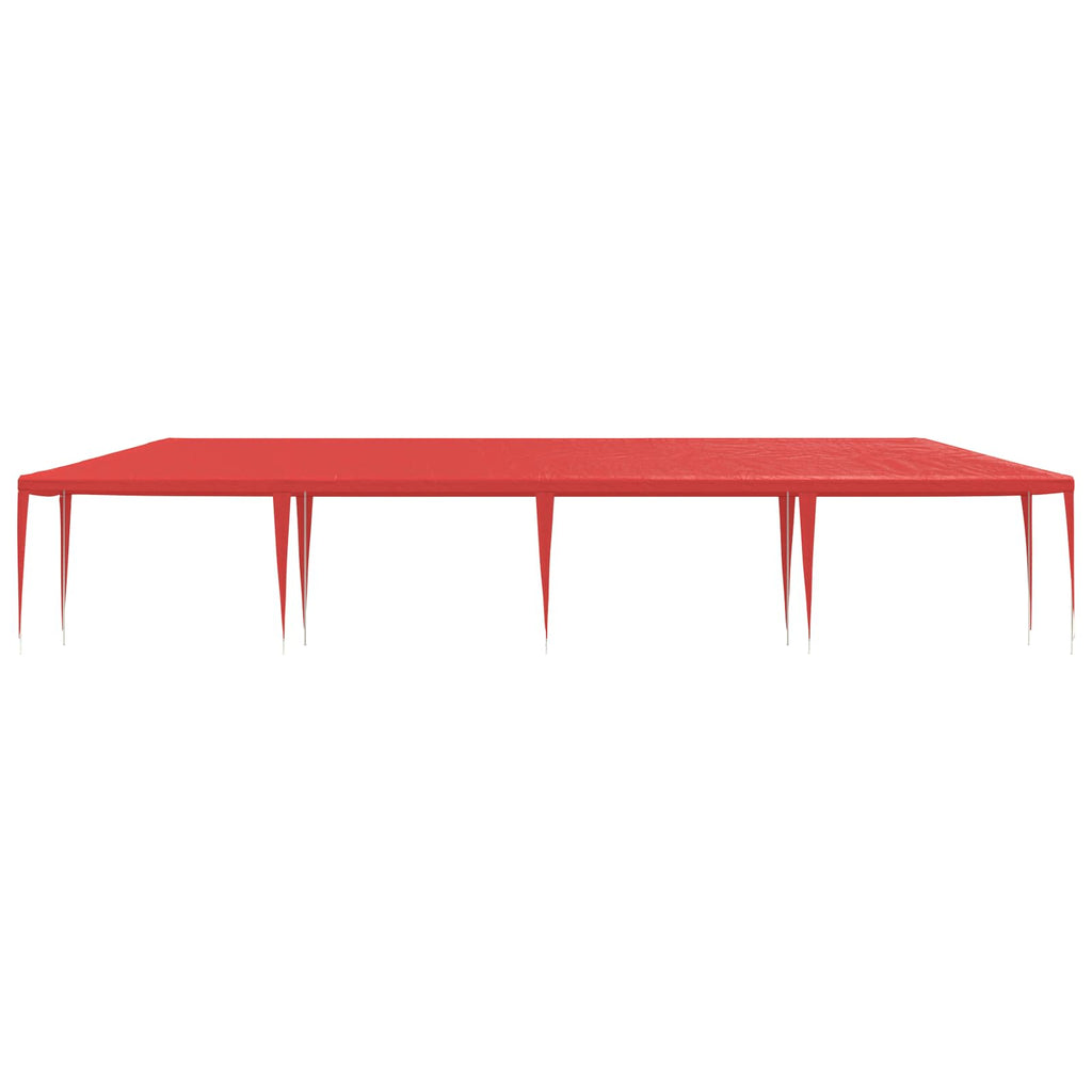 Partyzelt Rot 1200 x 300 x 255 cm PE und Stahl