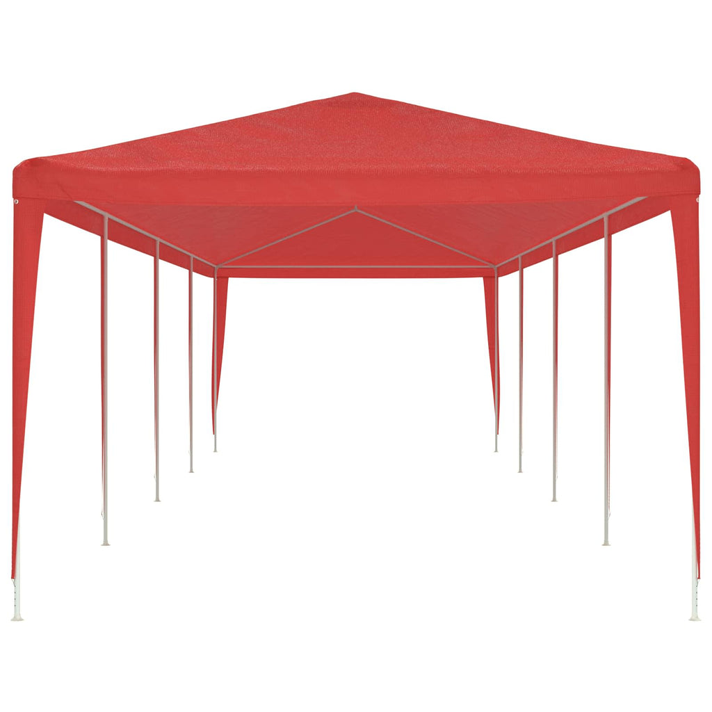 Partyzelt Rot 1200 x 300 x 255 cm PE und Stahl