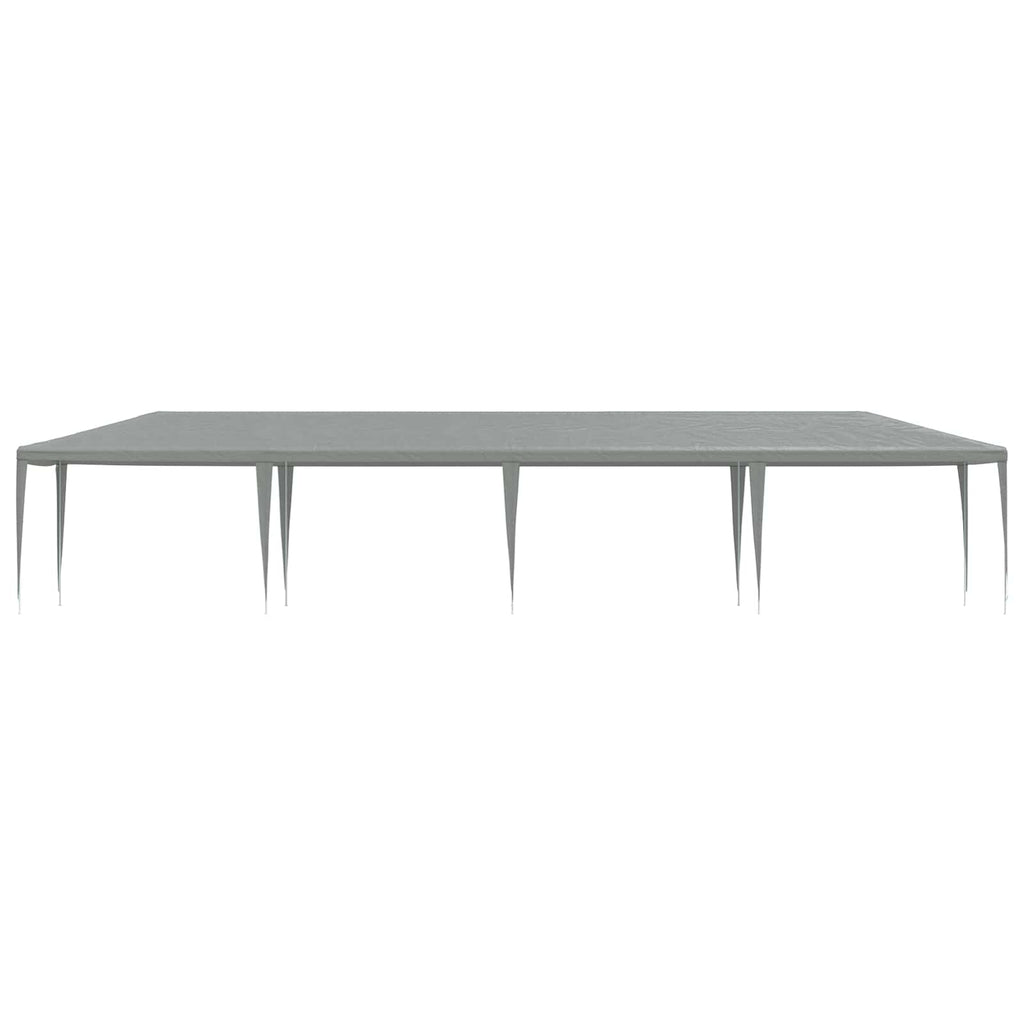 Partyzelt Hellgrau 1200 x 300 x 255 cm PE und Stahl