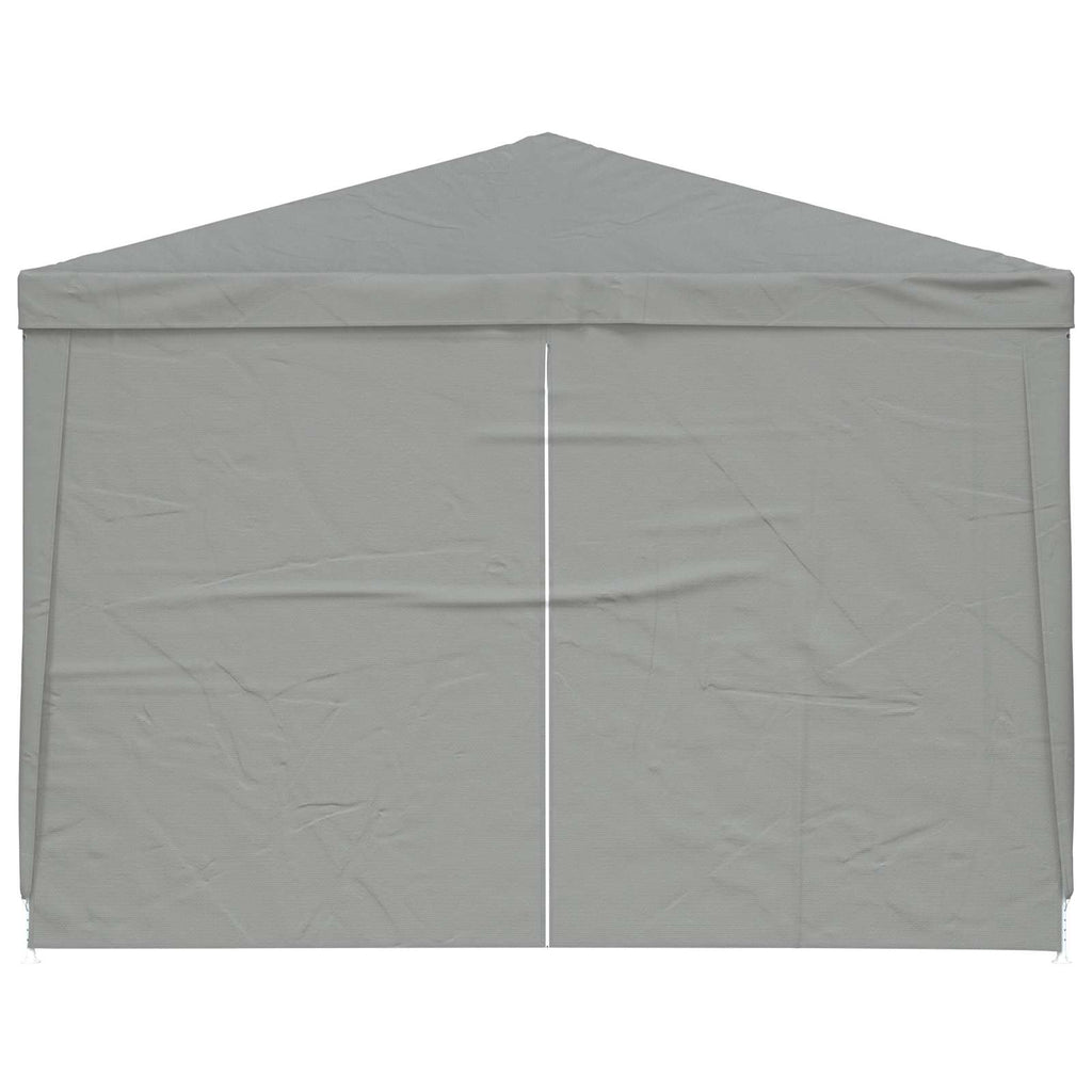 Party-Zelt 300 x 300 x 255 cm Hellgrau PE und Stahl