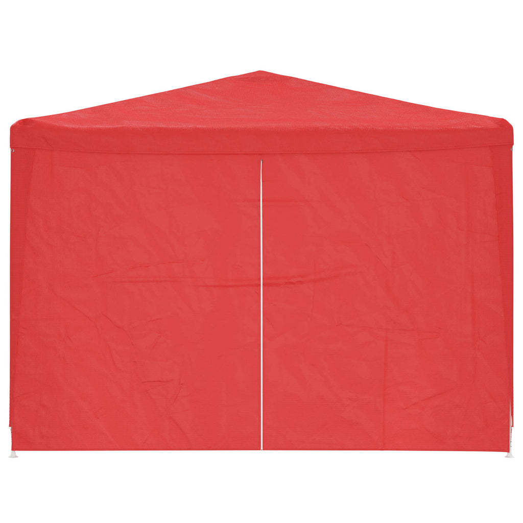 Party-Zelt 1200 x 300 x 255 cm Rot PE und Stahl