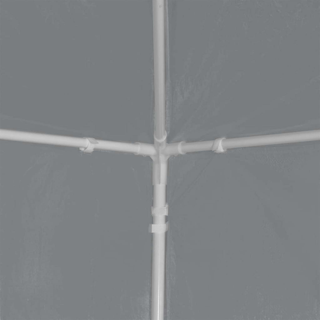Party-Zelt 1200 x 300 x 255 cm Hellgrau PE und Stahl