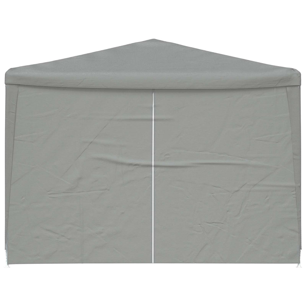 Party-Zelt 1200 x 300 x 255 cm Hellgrau PE und Stahl