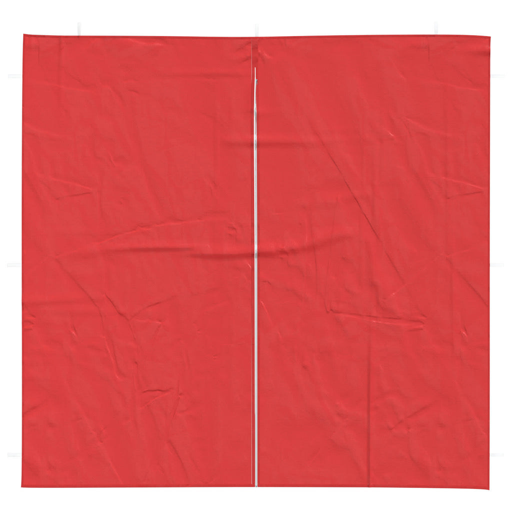 Party Zelt Seitenteil 2 pcs Rot 200 x 195 cm PE und Stahl