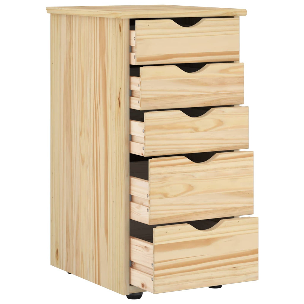 Schrank Braun 34 x 39 x 61,5 cm Massivholz Kiefer