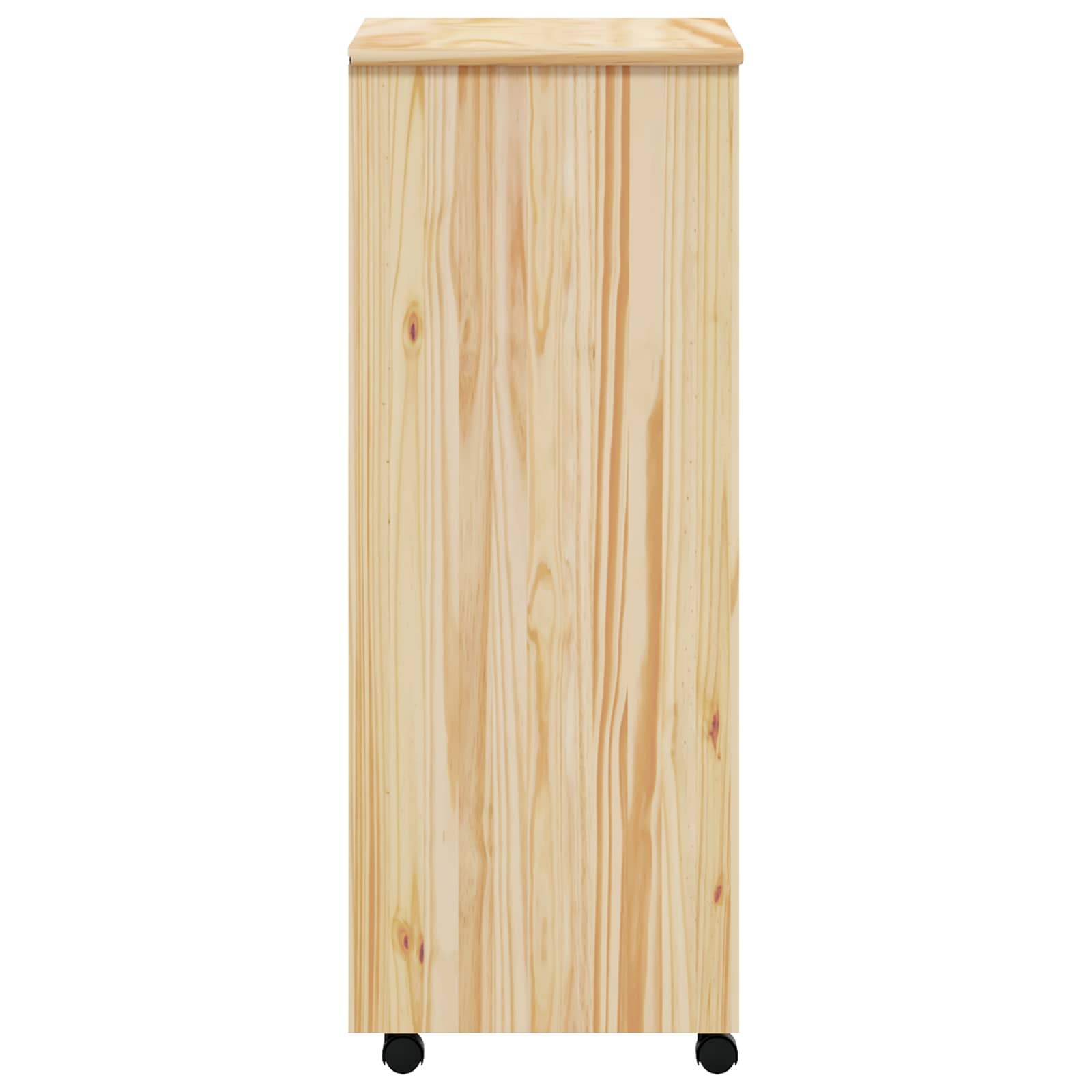 Rollcontainer mit Schubladen MOSS Klarlack 53 x 39 x 103 cm
