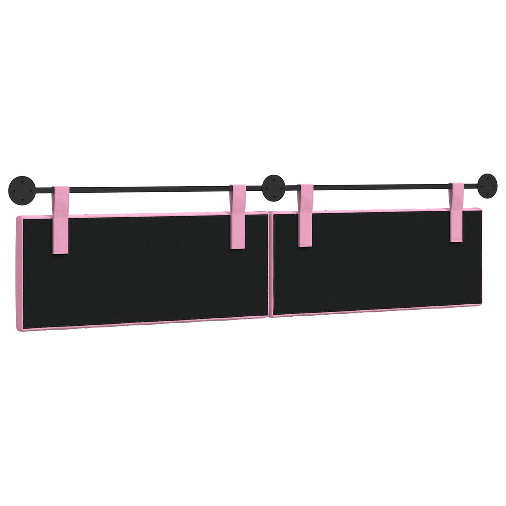 Hängendes Kopfteil Rosa Stoff