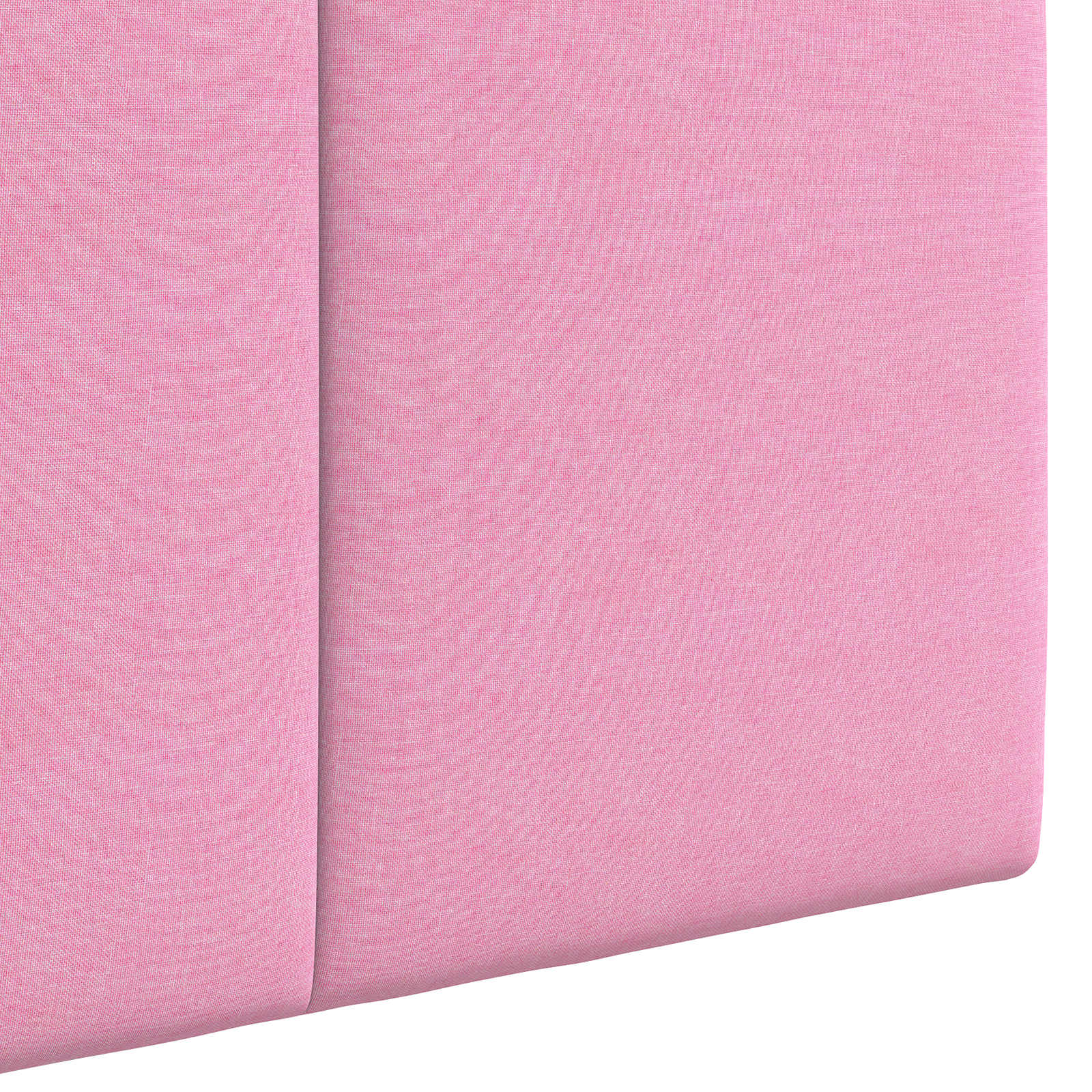 Hängendes Kopfteil Rosa Stoff