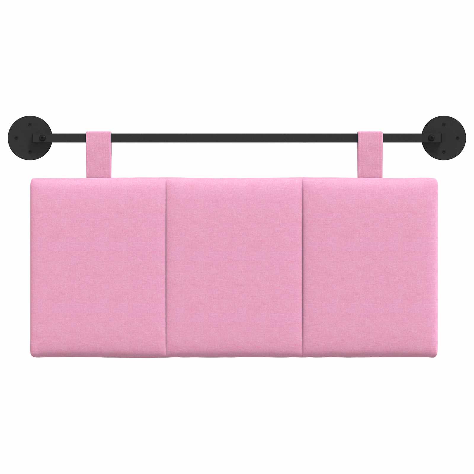 Hängendes Kopfteil Rosa Stoff