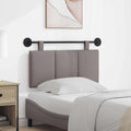 Hängendes Kopfteil Taupe Stoff