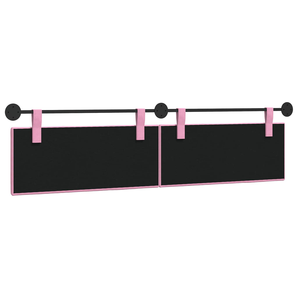 Hängendes Kopfteil Rosa Stoff