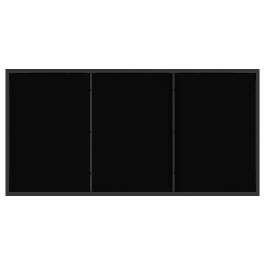 Gartenmöbel Set 5 pcs Schwarz und Anthrazit 140 x 70 x 73 cm
