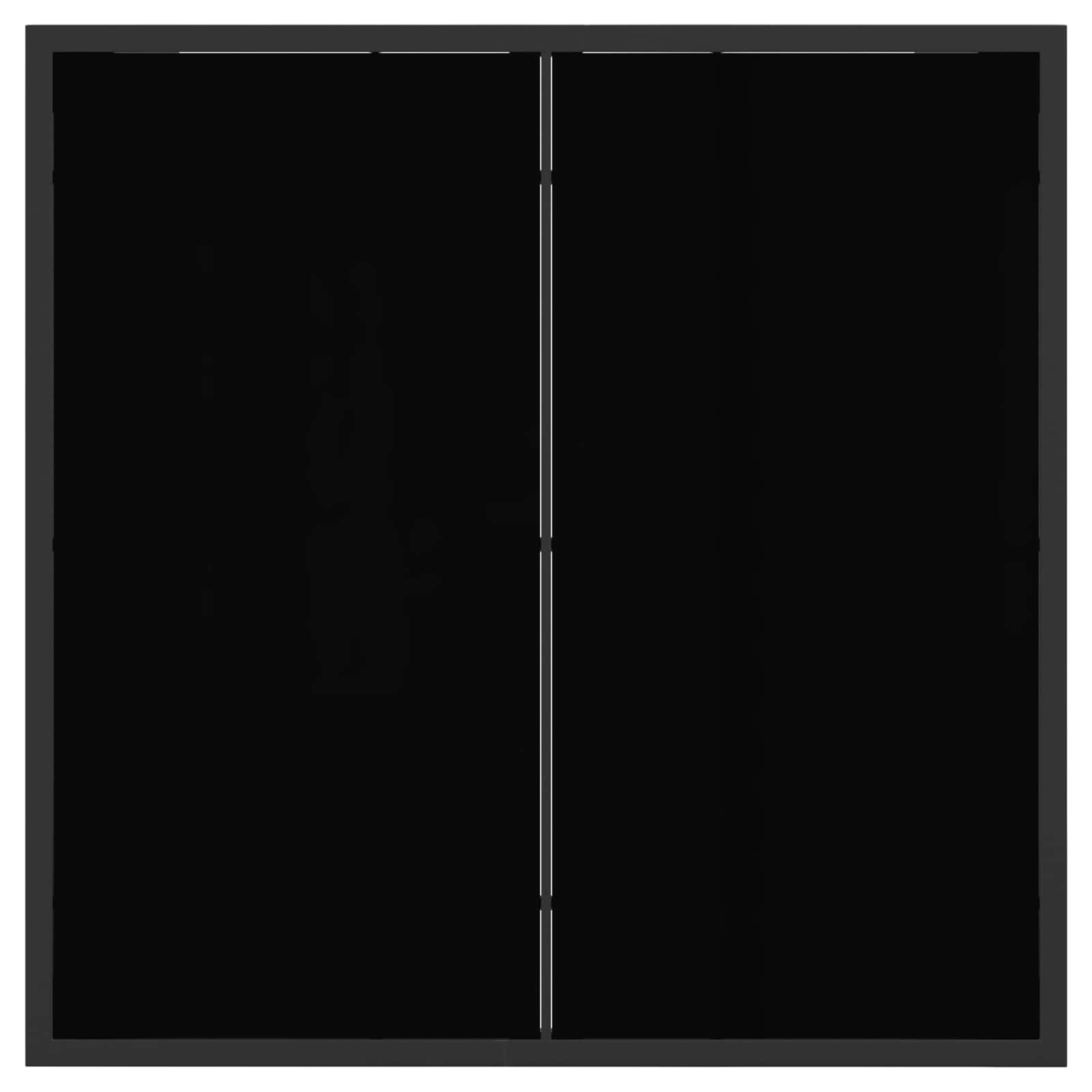 Gartenmöbel Set 3 pcs Schwarz und Anthrazit 80 x 80 x 73 cm