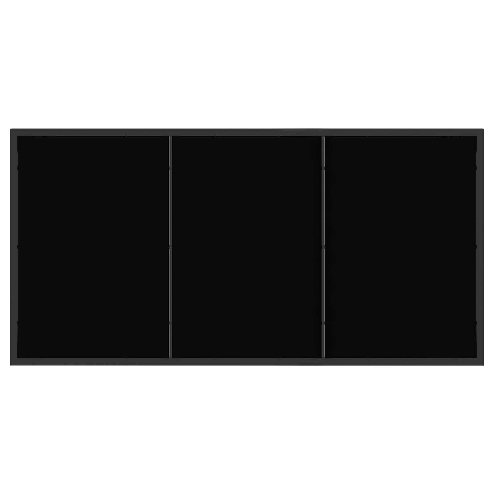 Gartenmöbel Set 5 pcs Schwarz und Anthrazit 140 x 70 x 73 cm